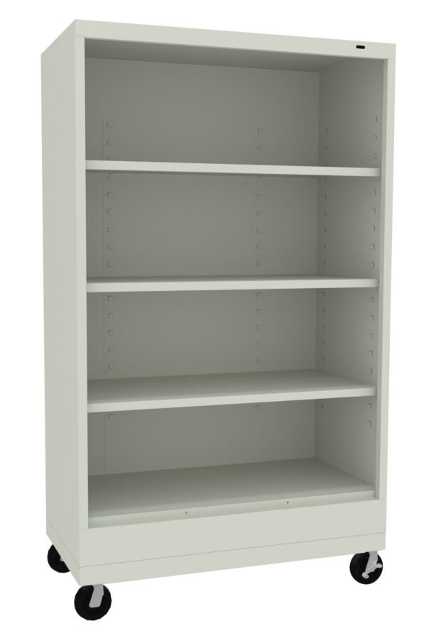 Tennsco (BC18-52M) 18" Mobile Deep Welded Bookcase - 55" High