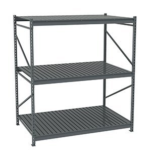 Tennsco (BU-724884CS) Bulk Storage Rack Starter Unit With Corrugated Decking - BU-724884CS - 72"w x 48"d x 84"h