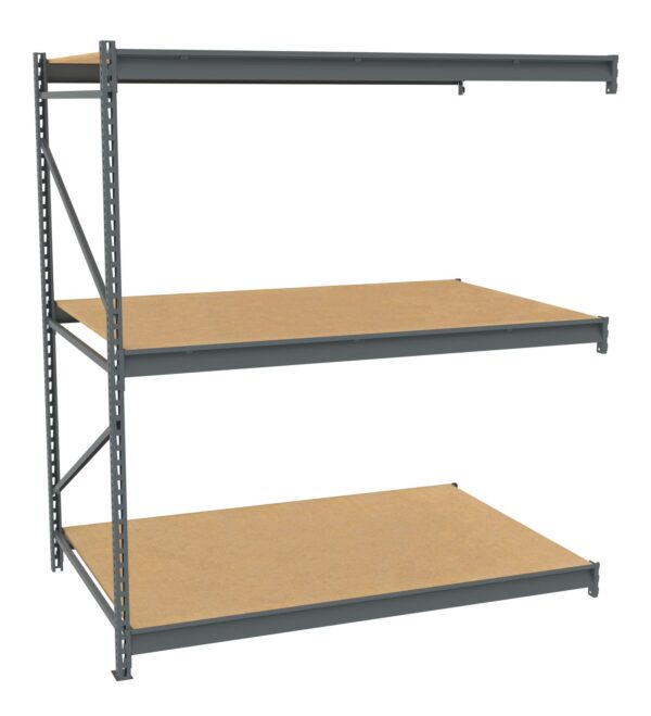 Tennsco (BU-724884PA) Bulk Storage Rack Adder Unit With Particleboard Decking