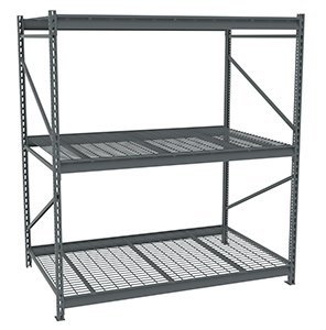 Tennsco (BU-724884WS) Bulk Storage Rack Starter Unit With Wire Decking - BU-724884WS - 72"w x 48"d x 84"h