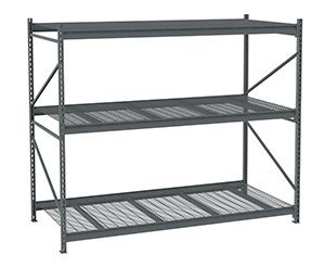 Tennsco (BU-964884WS) Bulk Storage Rack Starter Unit With Wire Decking -BU-964884WS - 96"w x 48"d x 84"h