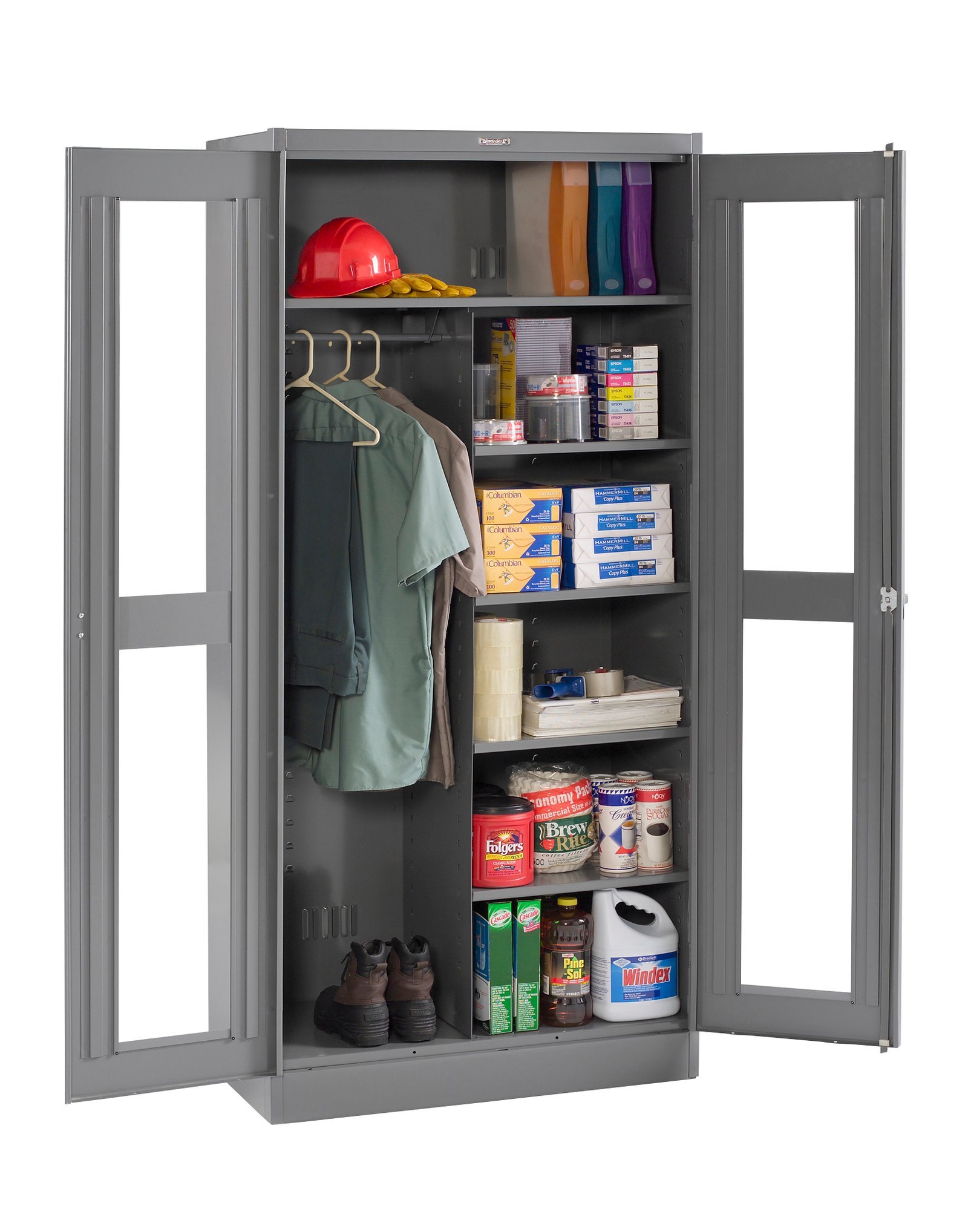 CVD2472.jpg Tennsco (CVD2472) Deluxe Combination Cabinet (Unassembled) - Image 1