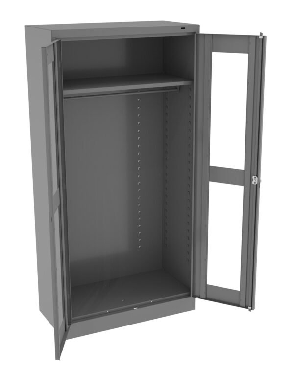 Tennsco (CVD7114) Standard Wardrobe Cabinet with C-Thru Doors (Assembled)