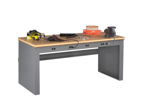 Tennsco (EB-1-3072C) Electronic Workbench with Compressed Top and Panel Legs