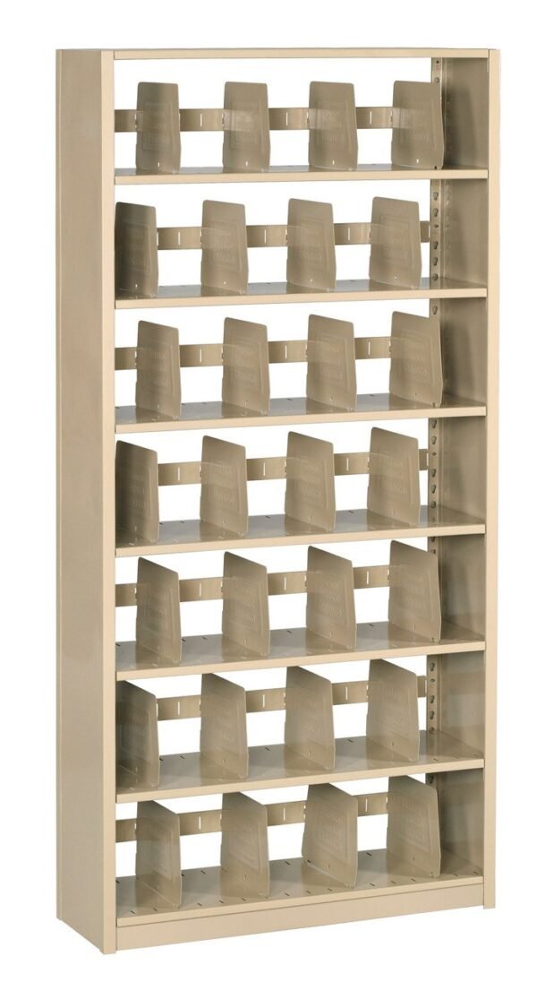 Tennsco (LCT-8-3624-6) L&T Double Entry Starter Unit - 8 Shelves 36"w x 24"d x 76 1/4"h
