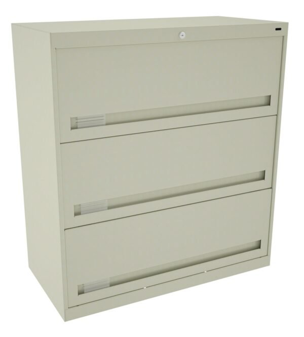 Tennsco (LPL3636L31) 3 High Lateral Files With Retractable Doors