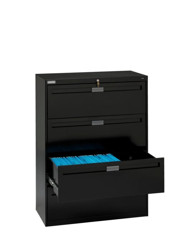 Tennsco (LPL3648L40) 4 High Lateral Files With Fixed Drawer Fronts