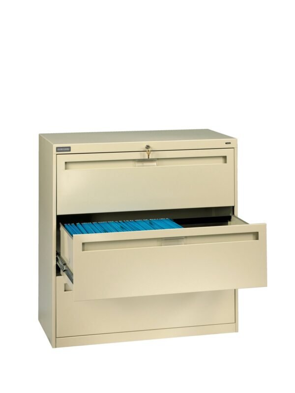 Tennsco (LPL4236L30) 3 High Lateral Files With Fixed Drawer Fronts