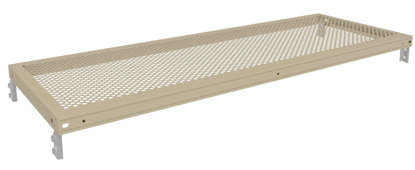 PQ2-4215P-scaled-1.jpg Tennsco (PQ2-4215P) Q-Line Perforated Shelf - Image 1