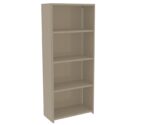 Tennsco (QC5-3618S) 5 Shelf Q-Line Shelving Closed Starter Unit - 20 Gauge - QC5-3618S- 36"w x 18"d x 87"h - Image 2
