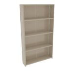 Tennsco (QCH5-4812S) 5 Shelf Q-Line Shelving Closed Starter Unit - 20 Gauge - QCH5-4812S- 48"w x 12"d x 87"h - Image 2