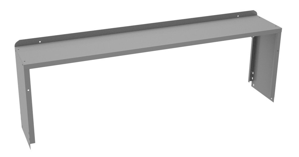 R-106018.jpg Tennsco (R-106018) Workbench Riser - 60" Wide x 18" High - Image 1