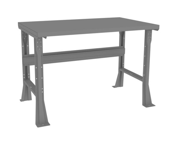 Tennsco (WB-1-3672S) Flared Leg Workbench With Steel Top