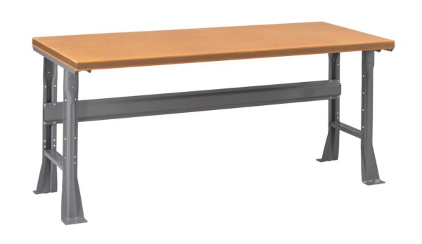 Tennsco (WB-1-3672C) Flared Leg Workbench With Compressed Wood Top