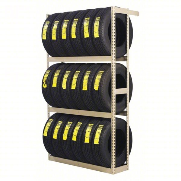 Tennsco (ZST-6084S) Z-Line Single Entry Tire Racking Starter Unit - ZST-6084S - 60"w x 21"d x 84"h