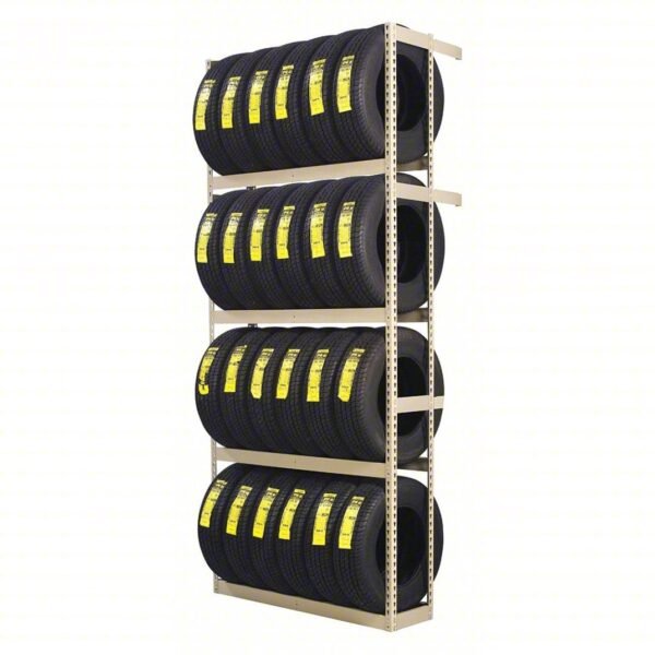 Tennsco (ZST-60120S) Z-Line Single Entry Tire Racking Starter Unit - ZST-60120S - 60"w x 21"d x 120"h