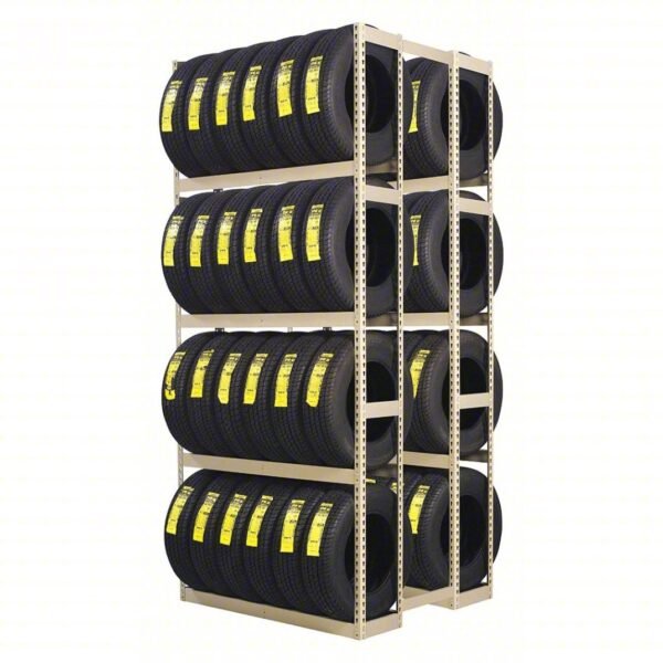 Tennsco (ZDT-60120S)Z-Line Double Entry Tire Racking Starter Unit - ZDT-60120S - 60"w x 42"d x 120"h