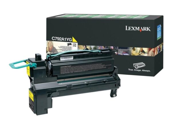Lexmark LEXC792A1YG Yellow Original Toner Cartridge LCCP