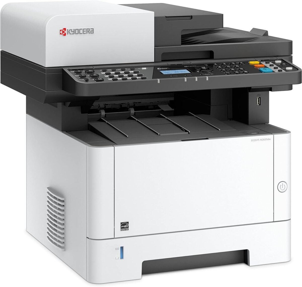 Kyocera ECOSYS M2635dw All-in-One Monochrome Laser Printer (Print/Copy/Scan/Fax) Ethernet, USB, Wireless & Wi-Fi Direct (1102S22US0) - Image 2