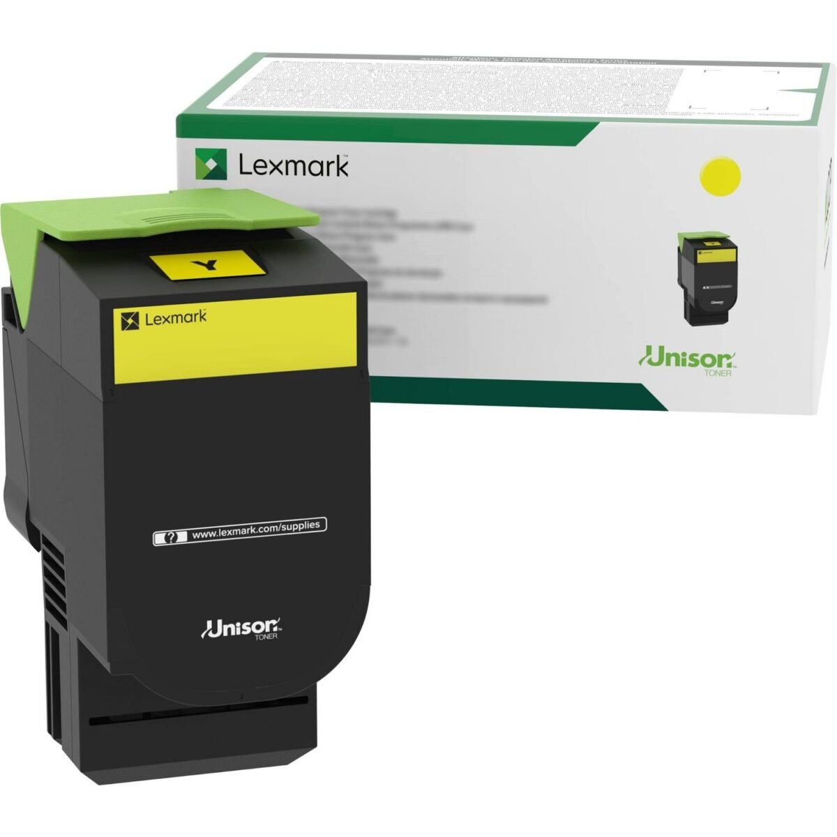 Lexmark LEX70C00YG Yellow Original Toner Cartridge - Image 1