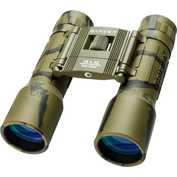 BARSKA (AB10123) 16x32mm Lucid View Compact Binoculars, Camo
