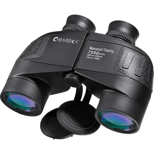 BARSKA (AB11610) 7x50mm Battalion Waterproof Floating Range Finding Reticle Binoculars
