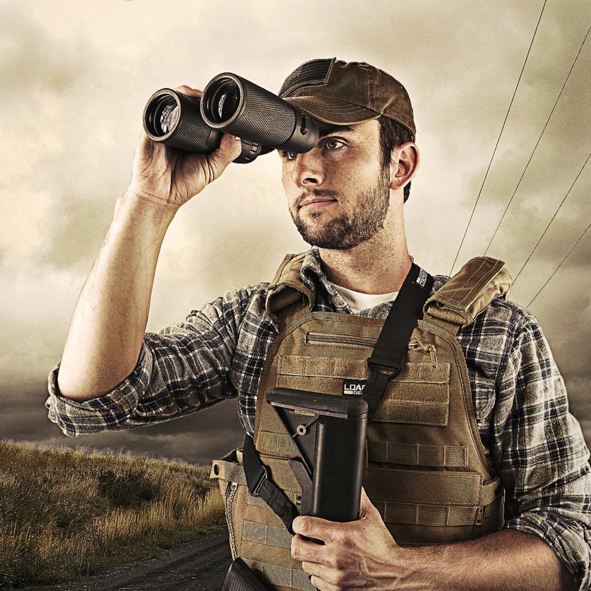 BARSKA (AB11842) 10x42mm Blackhawk Waterproof Binoculars - Image 5