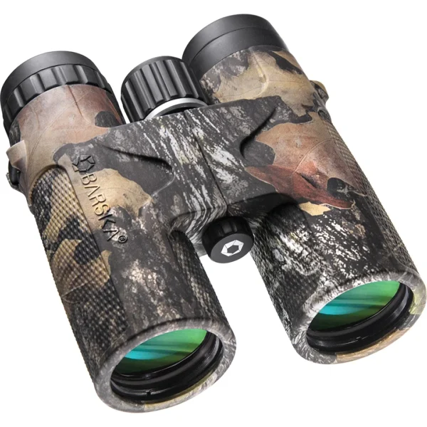BARSKA (AB11851) 10x42mm Blackhawk Waterproof Binoculars Mossy Oak® Break-Up® Camo (Clam Pack)