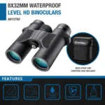 BARSKA (AB12762) 8x32mm Level HD Waterproof Binoculars - Image 5