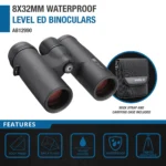 BARSKA (AB12990) 8x32mm Level ED Waterproof Binoculars - Image 5