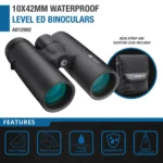 BARSKA (AB12992) 10x42mm Level ED Waterproof Binoculars - Image 6
