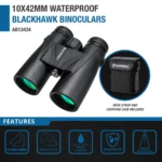 BARSKA (AB13434) 10x42mm Blackhawk Waterproof Binoculars - Image 8