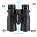 BARSKA (AB13434) 10x42mm Blackhawk Waterproof Binoculars - Image 5