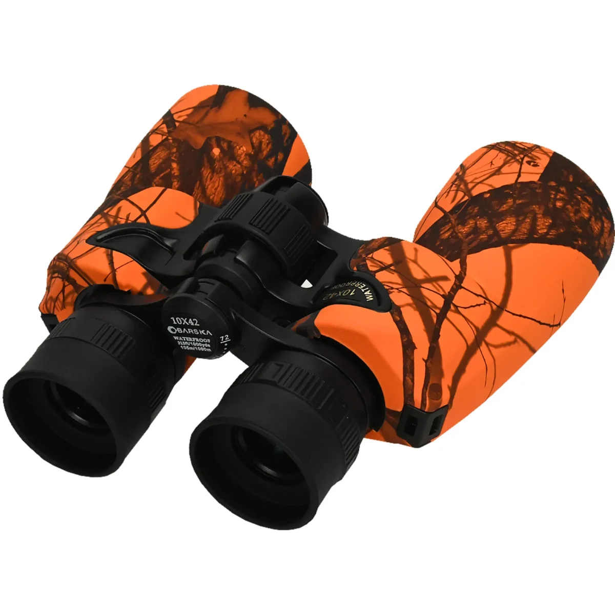 BARSKA (AB13437) 10x42mm Crossover Waterproof Binoculars, Mossy Oak Blaze Camo - Image 12