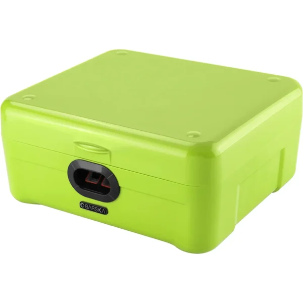 BARSKA (AX12458) iBOX Portable Dual Access Motion Activated Biometric Secure Storage Lock Box