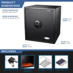 BARSKA (AX12842) HQ400 Biometric Digital Keypad Safe - Image 5