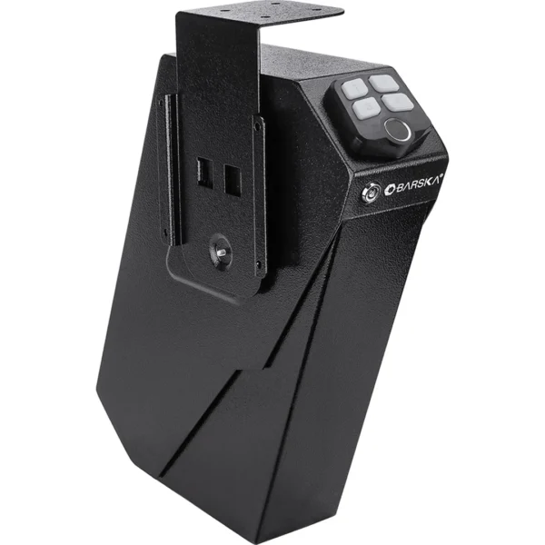 BARSKA (AX13092) Quick Access Biometric Keypad Handgun Desk Safe