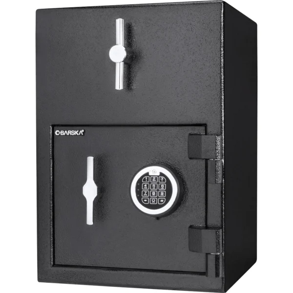 BARSKA (AX13308) 1.15 Cu. ft Rotary Hopper Keypad Depository Safe