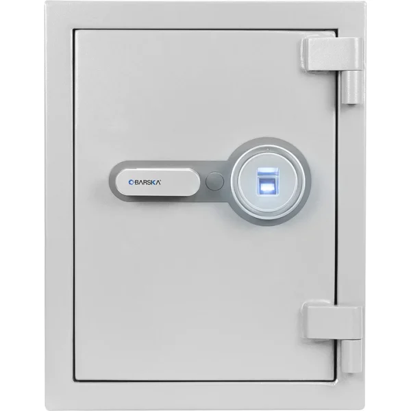BARSKA (AX13494) 1.64 Cu. ft Biometric Fireproof Security Safe, Grey