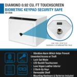 BARSKA (AX13938) Diamond 0.92 Cu. ft Touchscreen Biometric Keypad Security Safe - Image 3