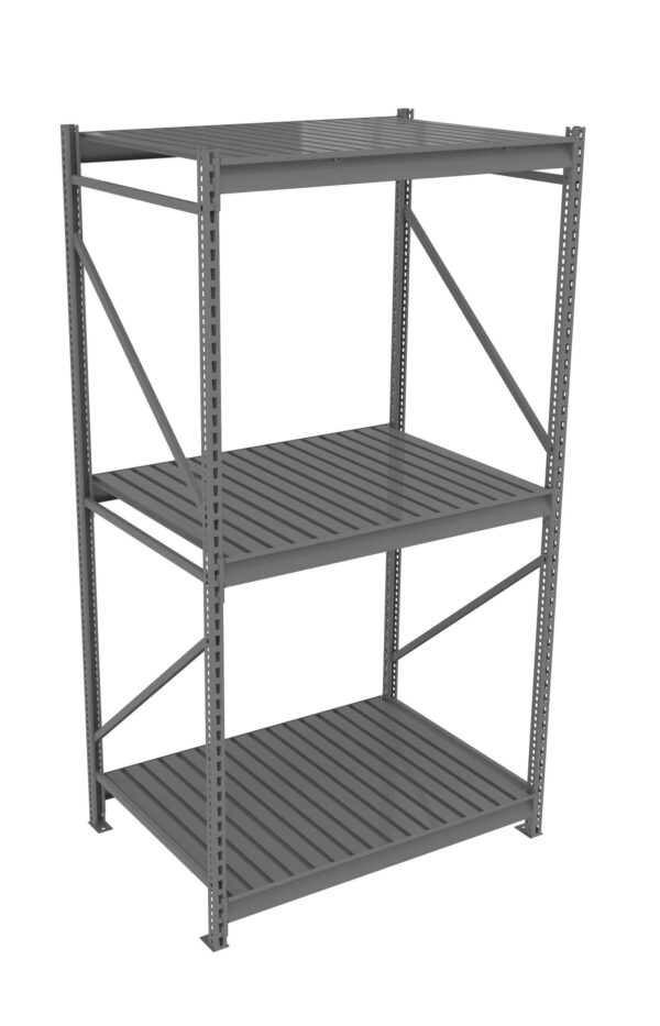 Tennsco (BU-483696CS) Bulk Storage Rack Starter Unit With Corrugated Decking