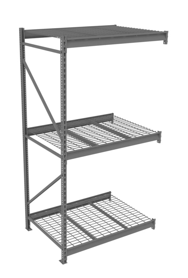 Tennsco (BU-483696WA) Bulk Storage Rack Adder Unit With Wire Decking