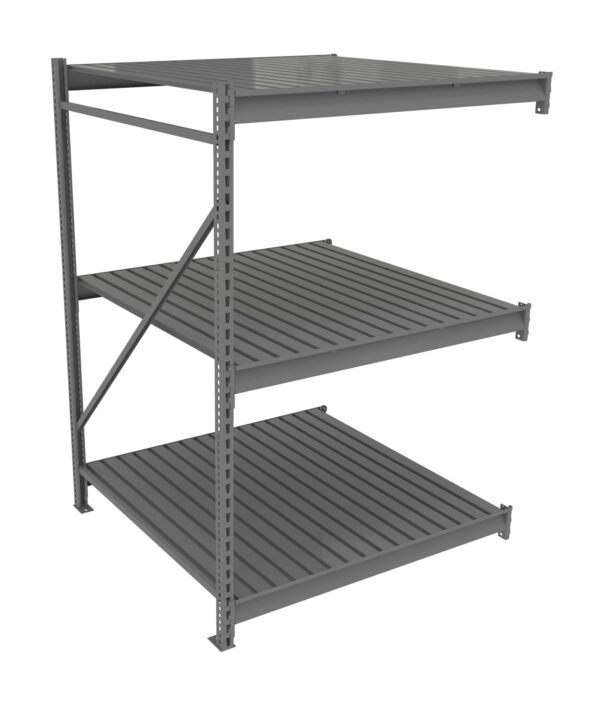 Tennsco (BU-484872CA) Bulk Storage Rack Adder Unit With Corrugated Decking