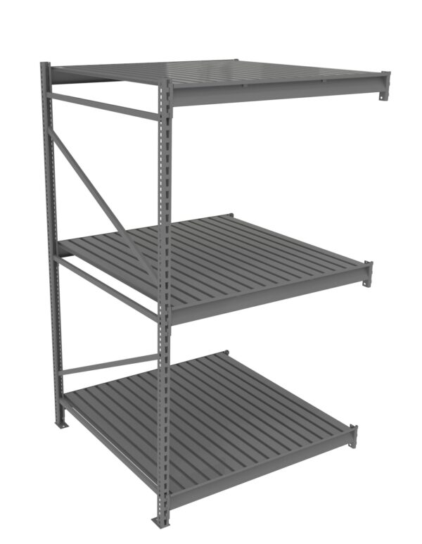 Tennsco (BU-484884CA) Bulk Storage Rack Adder Unit With Corrugated Decking