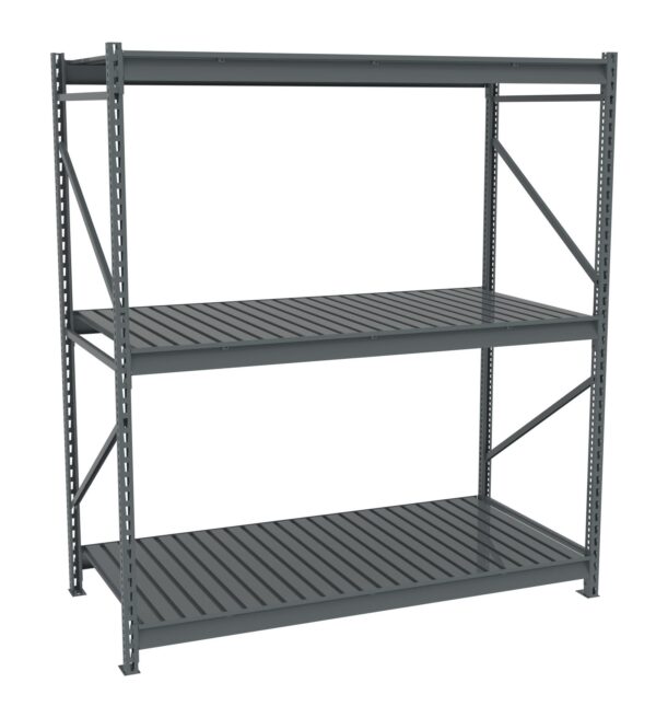 Tennsco (BU-723684CS) Bulk Storage Rack Starter Unit With Corrugated Decking