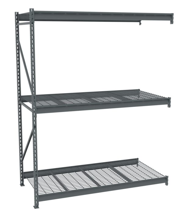Tennsco (BU-723696WA) Bulk Storage Rack Adder Unit With Wire Decking