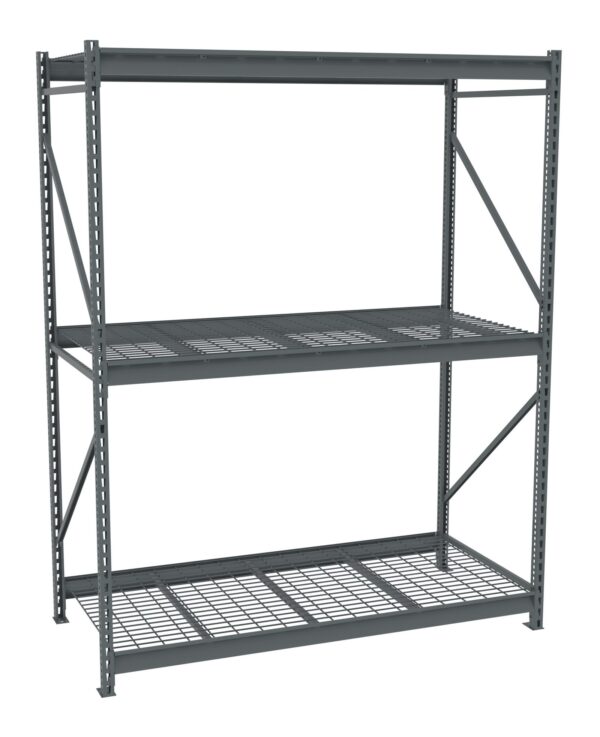 Tennsco (BU-723696WS) Bulk Storage Rack Starter Unit With Wire Decking