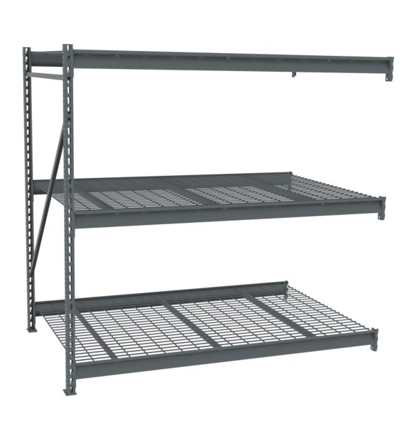 Tennsco (BU-724872WA) Bulk Storage Rack Adder Unit With Wire Decking