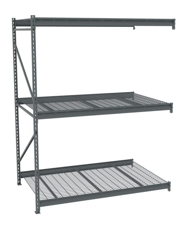 Tennsco (BU-724896WA) Bulk Storage Rack Adder Unit With Wire Decking
