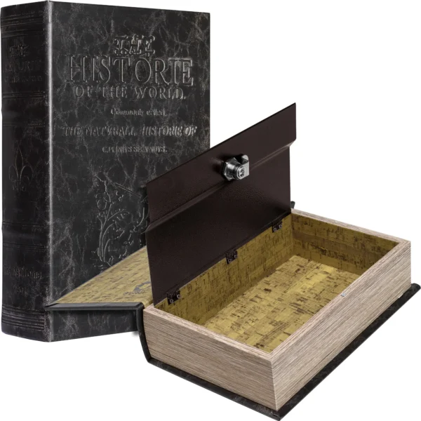 BARSKA (CB11994) Standard Antique Book Lock Box with Key Lock